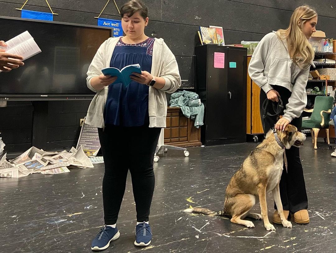 The Miracle Worker opens tonight! Three chances to see it! 7pm tonight or 2pm or 7pm tomorrow. Don’t miss this inspiring story of Helen Keller and her teacher Annie Sullivan. 
.
.
#pfhsdrama #theshowmustgoon #pfdrama #theatre #theater #miracleworker #helenkeller #rosiethedog