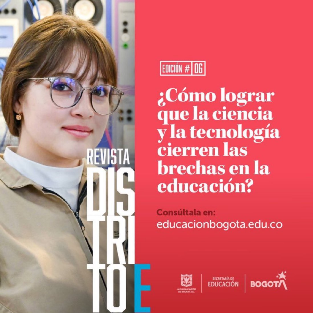 Educacionbogota's tweet photo. 💡Te invitamos a conocer la sexta edición de nuestra revista #DistritoE con los protagonistas de la educación.
Entrevistas, historias, reflexiones, experiencias y contenido multimedia.
📰Ya puedes leer y disfrutar la nueva edición ingresando a: https://t.co/WGMYOJ3Yz5 https://t.co/7qIZA2wnPa