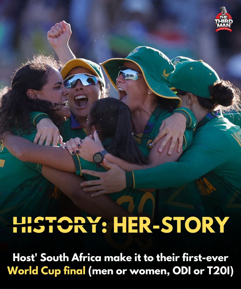 It's Australia v/s South Africa in #T20WomensWorldCup Final 👏👏

#T20WorldCup #SAvENG #HERstory