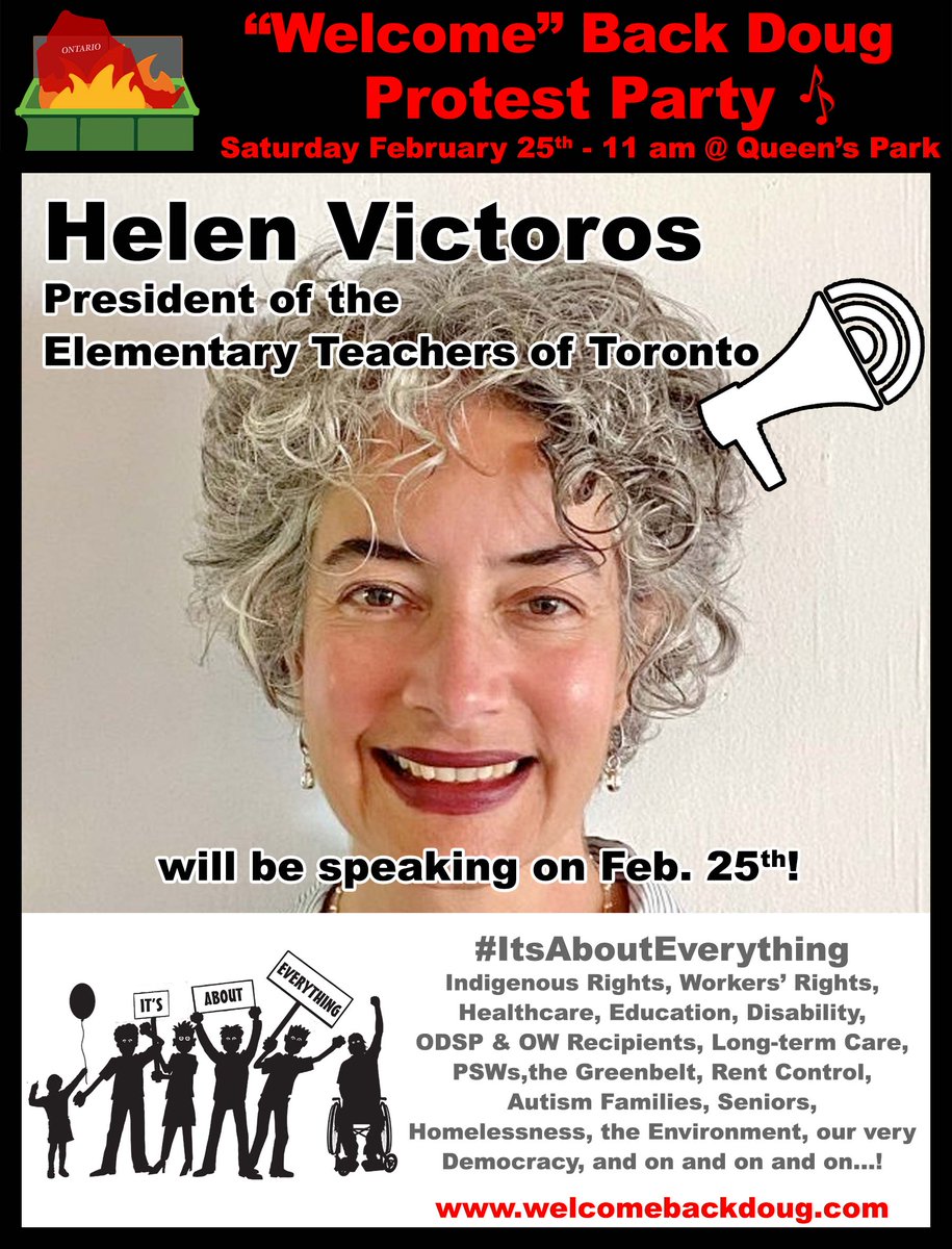 🧵 Speakers from @torontolabour, @OntarioHealthC, @CUPEOntario, and @ElemTeachersTO 

#onted #ontarioeducation #50KIsNotOK #education #onpoli #autismfamilies #DougFordResign #FordfailedOntario #EducationForAll 
 @TeachersOntario @ETFOeducators