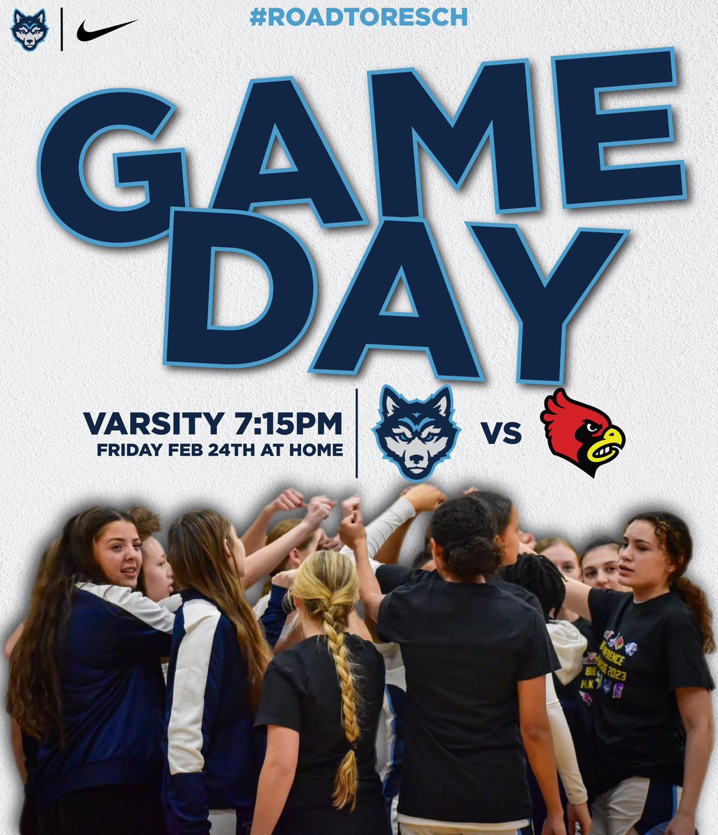 SPWWolves's tweet photo. Girls basketball playoffs is here!! Come to the Wolves Den at 7pm as the girls take on @spgvbb! Reminder, no passes allowed, it is $6 at the door. #RoadToResch https://t.co/6DbCCysUmm
