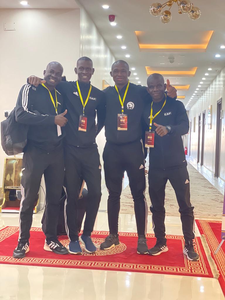 Yiribafoot's tweet photo. League Africaine des Champions / 3e journée 

Le quatuor maliens lors de la rencontre  #Al_Merreikh -  #CR_Belouizdad (1-0) de ce  vendredi 24 février 2023 au Stade Benina Martyrs. 

- Boubou_Traoré " Peni-Peni "
- Modibo Samaké
- Amadou B Guissé
- Mahamadou Keita https://t.co/dF5UIpeQEr