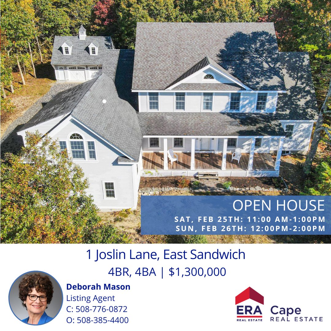 CapeCodERA's tweet image. OPEN HOUSE!! 🏡 Come and visit Deb this weekend to see the serene picturesque marsh views while relaxing on the farmers porch. 

Learn More: capecodera.com/listing/730510…

#openhousecapecod #marshviews #waterviews #scortoncreek
