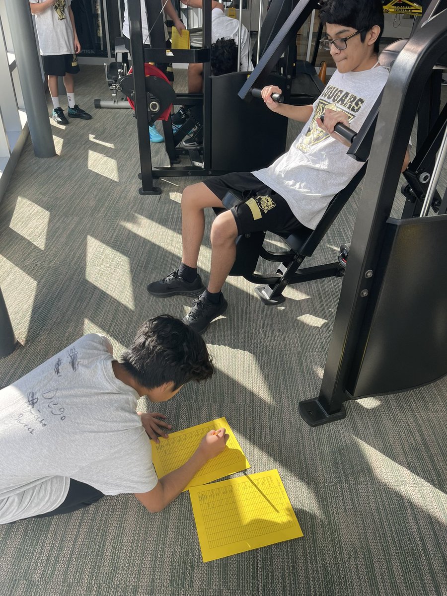 Charting our fitness progress with a partner.