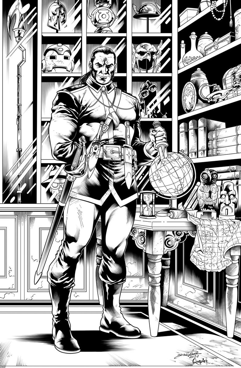 QueplerP's tweet image. VANDAL SAVAGE

Pencils by José Luís and inks by me!

#comics #inkingcomics #inking #inks #dccomics #Villain #art #dcuniverse #makingcomics