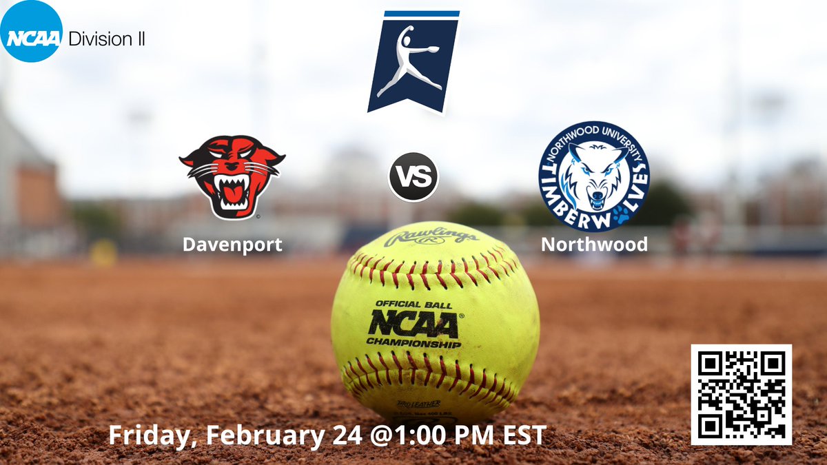 1:00 PM EST
Davenport vs Northwood | NCAA D II SOFTBALL
🔗 linktr.ee/ESPN.org
Friday, February 24, 2023
<a href="/nutimberwolves/">Northwood Athletics</a> <a href="/Northwoodsball/">Northwood Softball</a> <a href="/kentmacdonald/">Kent MacDonald</a> <a href="/NorthwoodSnC/">Northwood Strength, Speed, and Conditioning</a> <a href="/jake_riepma/">Jake Riepma</a> <a href="/Coachjeffcurtis/">Jeff Curtis</a> <a href="/luke_637/">luke starkey</a> <a href="/hay_frankk/">hayy</a> <a href="/northwoodsaac/">Northwood SAAC</a> @L_nicole7 <a href="/shaynafrankiee/">shay</a>