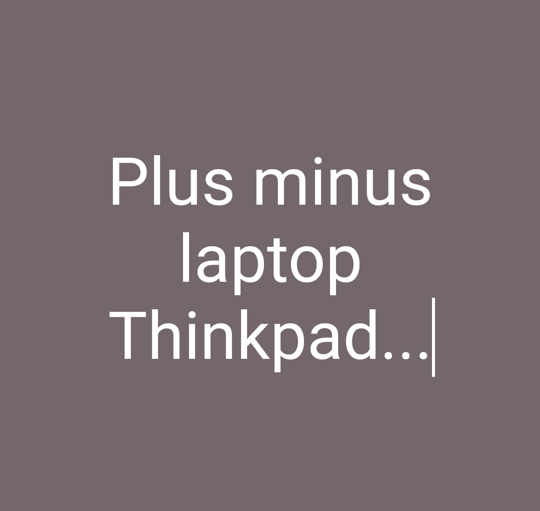 worksfess's tweet photo. Work! Ada yang pake laptop Thinkpad? Spill seri dan reviewnya plis 🙏🏻 https://t.co/5CU2MjkMbR