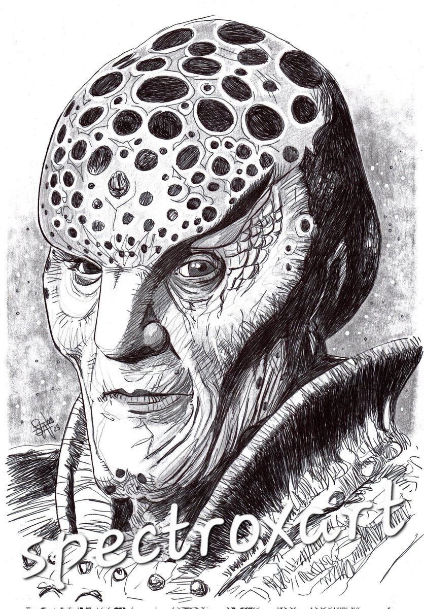 'The Universe speaks in many languages, but only one voice...' Andreas Katsulas as Ambassador G'Kar (Babylon 5).

#Babylon5 #ambassadorgkar #gkar #narn #andreaskatsulas #penandink #commissionart 

ebay.co.uk/usr/spectroxart