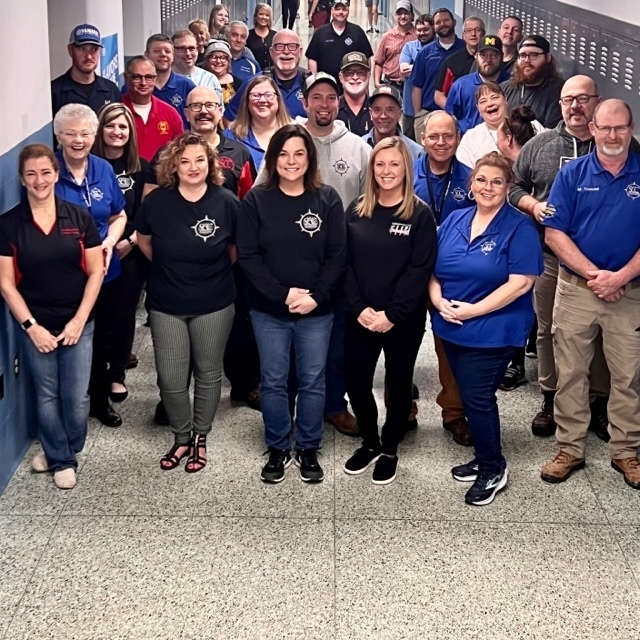 SCCIndiana's tweet photo. We can't have CTE Week without our amazing staff! Thanks for all you do! Ending the week with a staff appreciation pancake breakfast, thanks to our Principal, Mr. Petro!
#SCCCTEweek #SCCexperience #SCCstrong #teachingthefuture #tradeschool https://t.co/VCNvJj4VBu