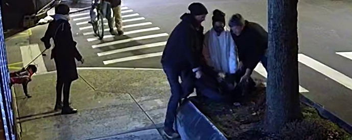 SCrawfordTV's tweet photo. STOLEN CRYSTAL: #Beacon police are looking for these suspects caught on camera driving off with a stolen large crystal at the corner of Main Street and Schenck Avenue. If you see them or this Toyota Forerunner, call the department. @News12WC 
(Photo Courtesy: City of Beacon PD) https://t.co/1xroMDDPAS