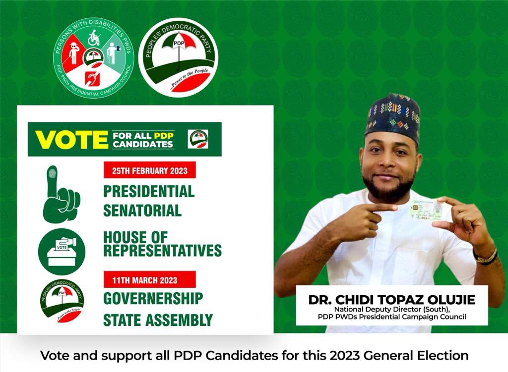 It is Election Time✨✨

Remember, the goal is to vote for all PDP candidates.

Let us win together and for a better country. 

#AtikuIsComing
#AtikuOkowa
#AtikuTheUnifier