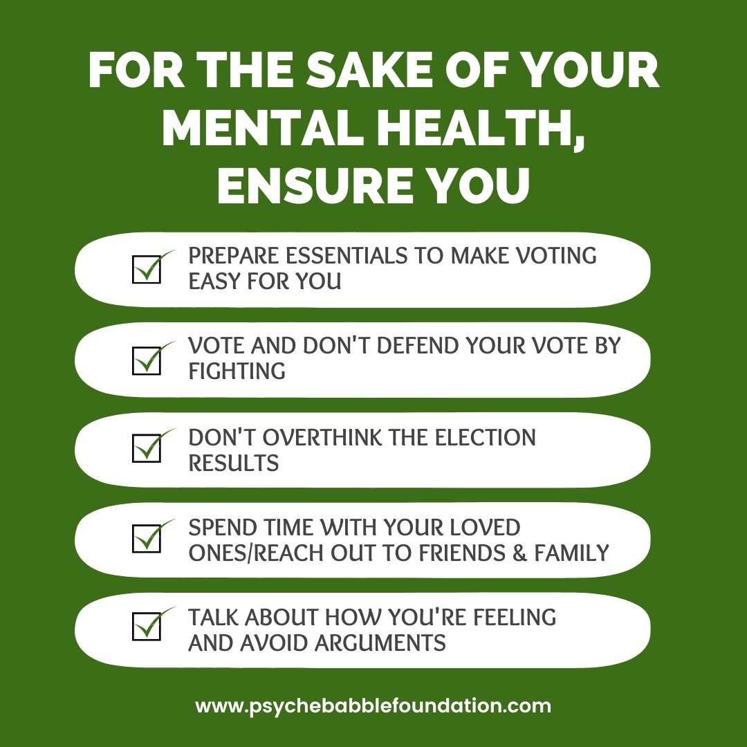 Use your power Nigerians. #ExerciseYourVote
Come out and together, let's build a Nigeria good for our Mental Health.

Please do not engage in arguments about the elections, instead chat with our Counselors about your frustrations.
docs.google.com/forms/d/e/1FAI…