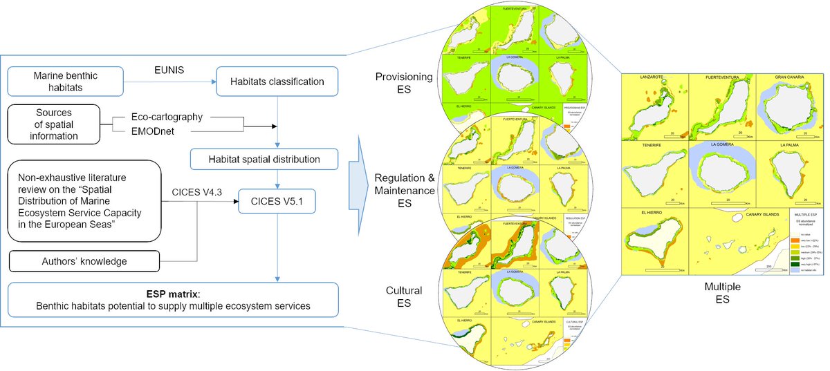Victorx89corder's tweet photo. A flexible and easy-to-apply way to approximate the potential supply of marine #EcosystemServices in #MSP processes in the outermost regions.
Check it out at: https://t.co/EIdLorS6Tp
@PPlasmar @ULPGC @ECOAQUA_IU @biocon @AbramicAndrej https://t.co/s6yEHK4uAR