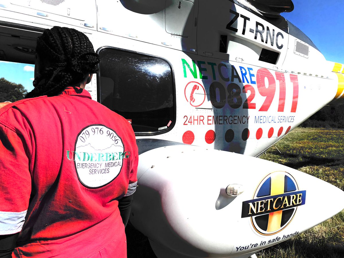 KZN HEMS: Netcare 7 a specialised helicopter ambulance with a team of emergency care practitioners has been activated by Underberg EMS for a motorbike crash in the Drakensberg.  https://t.co/2sXh3FjwwI  #nachelicopteroperations #nac_heliops #Netcare911 … https://t.co/tqJ15U5fQp