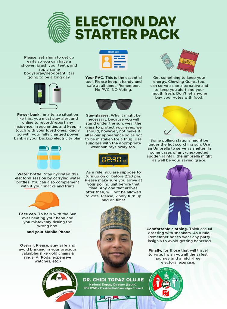 RealCheeta's tweet photo. It is Election Time✨✨

Stay safe and follow the guidelines as outlined.

#AtikuIsComing
#AtikuOkowa
#AtikuTheUnifier https://t.co/dfeTJEI9YY