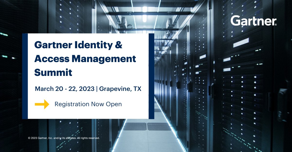 OpenText Cybersecurity on Twitter "RT Gartner_inc Calling all IAM