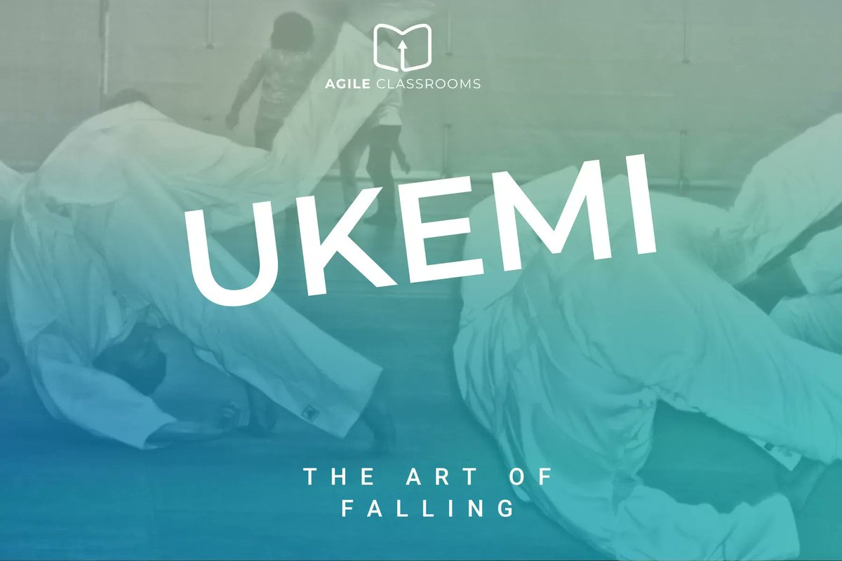 agileschools's tweet photo. One of the 1st skills one learns in Judo is #FallingWell. The beginner resists &amp; injures herself. The black belt flows with the fall and is safe. This is called Ukemi. In life we must learn to #FallWell. Read more at https://t.co/Ldzd4nFS4Q #innovation #UkemiMindset https://t.co/5XzpE7BfTm