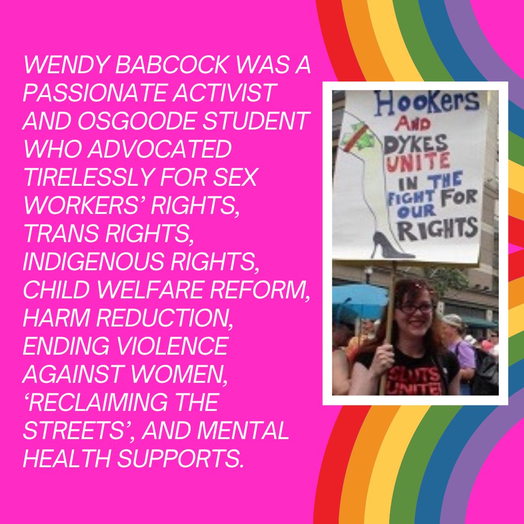 OzOUTlaws's tweet photo. 1/2: Every year, OUTLaws hosts the Wendy Babcock Drag Show in honour of Osgoode JD student Wendy Babcock. https://t.co/ZgUZCgxOor