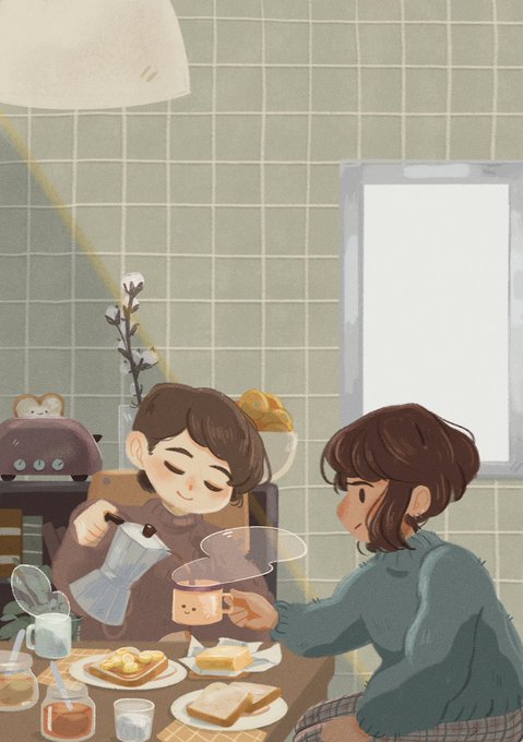 「mug toast」 illustration images(Latest)