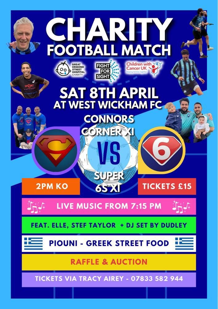 wwfcjuniors's tweet photo. 🚨 Fun charity day! Loads of activities, get in touch with our chairlady @MrsTAirey and join us &amp; our seniors @WestWickhamFC 

kids welcome during the day &amp; then we have an adults only evening planned. Come and get involved and help us support an amazing cause 💙⚽️
#westwickham https://t.co/w3S2ABu7oi