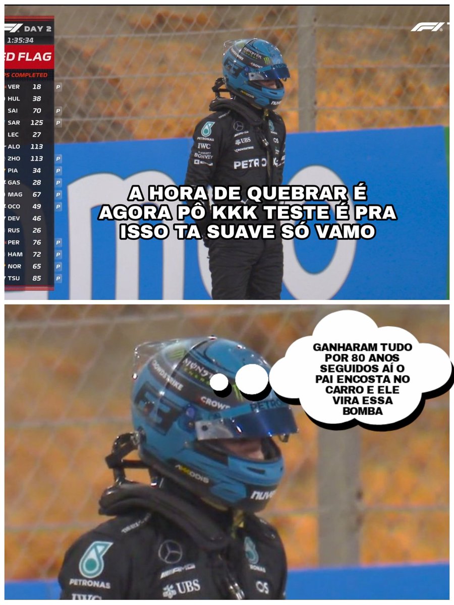pilotos com frases aleatórias tweet media