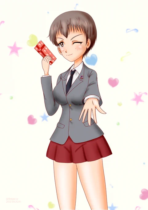 バレンタインのナオミさん #ガールズ&amp;パンツァー #ナオミ(GuP)  