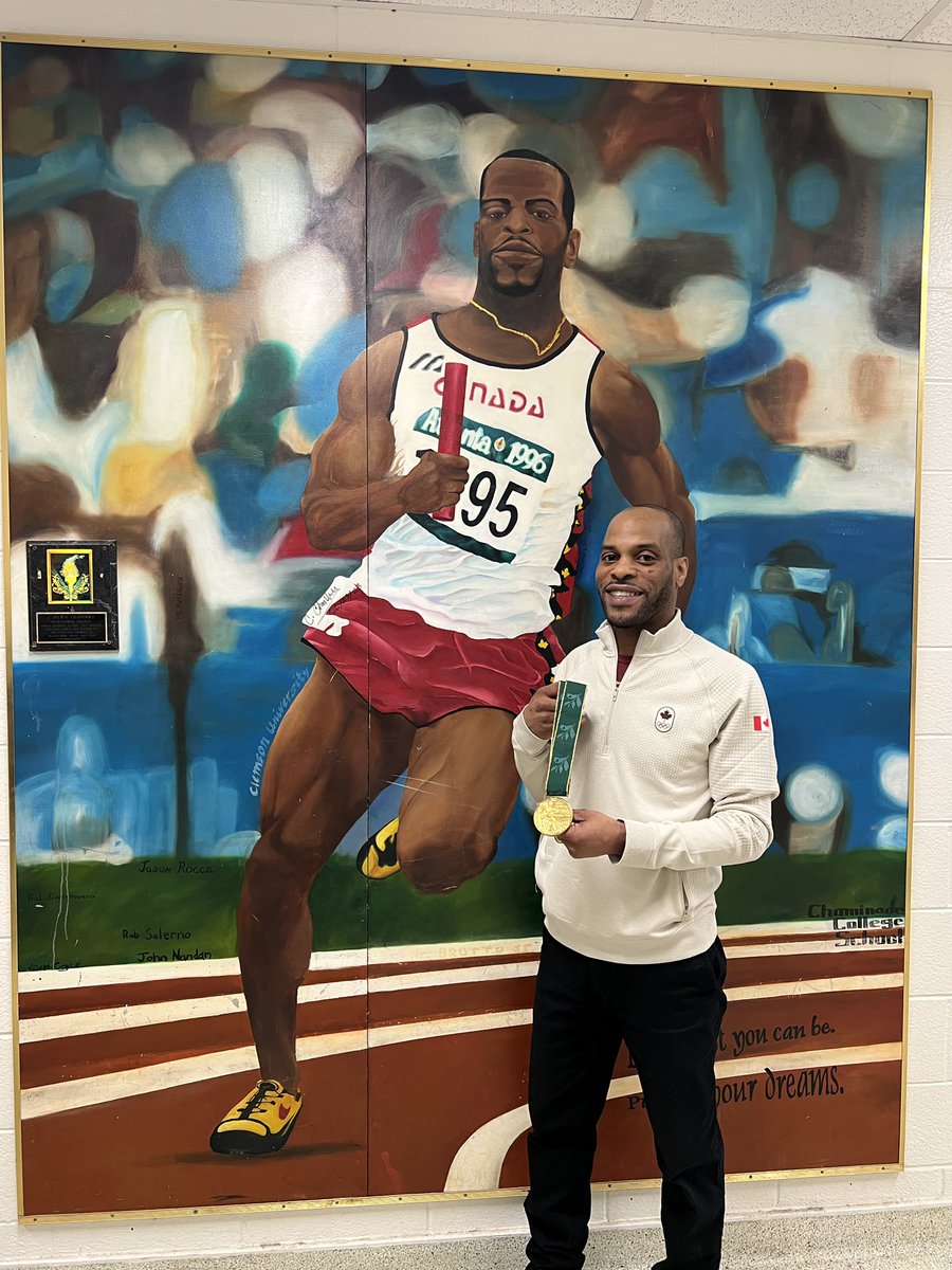 augustinetcdsb's tweet photo. An incredible day on Feb 23, 23 celebrating Black excellence, joy, and future @augustinetcdsb with 4x100m, Atlanta 1996, Olympic Gold Medalist and StAC alumnus Carlton Chambers! https://t.co/UBh5oCM8zr