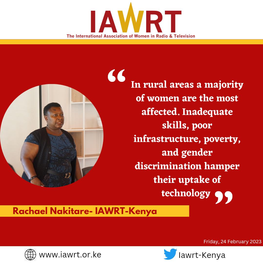 In rural areas, a majority of women are the most affected. Inadequate skills, poor infrastructure, poverty, and gender discrimination hamper their uptake of technology ~<a href="/nakitare/">Racheal  Nakitare</a> 
#AmplifyWomensVoicesKE 
#FemaleJournalistsMentorshipKE 
<a href="/APC_News/">APC</a>
