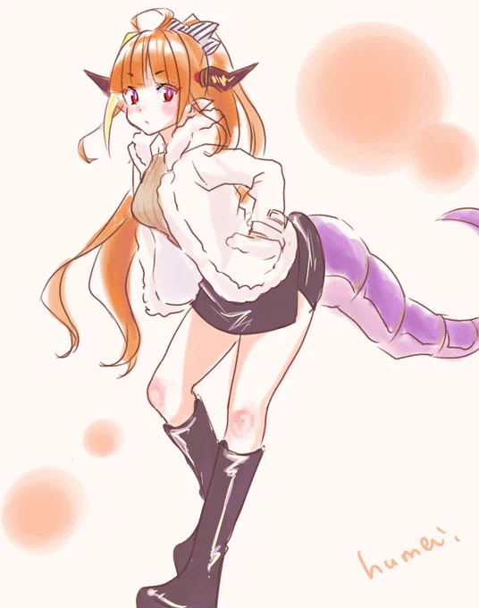 ポニテ会長定期的に描きたくなる#みかじ絵 