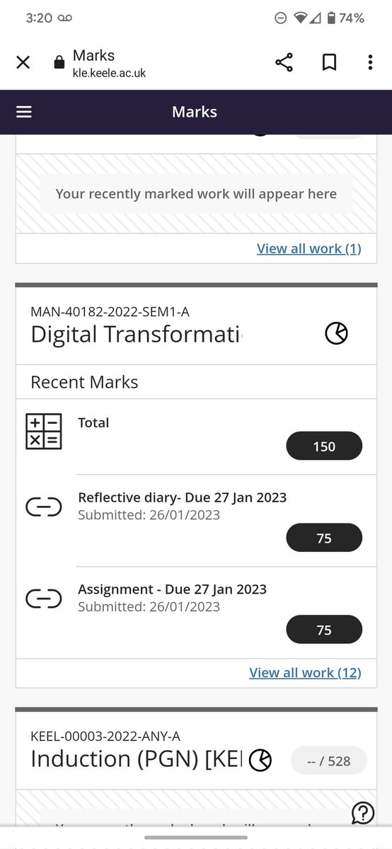 Not one to actually post grades on social media, but I am absolutely over the moon with the marks I've received for one of my MBA modules 75/100 for my report (I'm terrible at writing) and 75/100 for my reflective diary... I am so so happy!!! #MBA #seniorleader #NHS #NHSleader