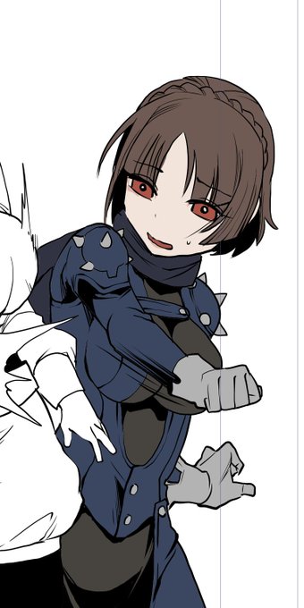 色置いて黒加筆したらそれっぽさが前より出てる気がする。今日はここまで 