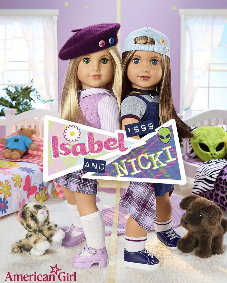 BlackGirlNerds's tweet image. American Girl just released their newest historical dolls: Isabel &amp;amp; Nicki from… 1999.

I never felt so disrespected in my life. 😫