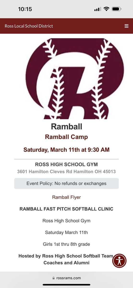 Ross Rams Softball tweet media