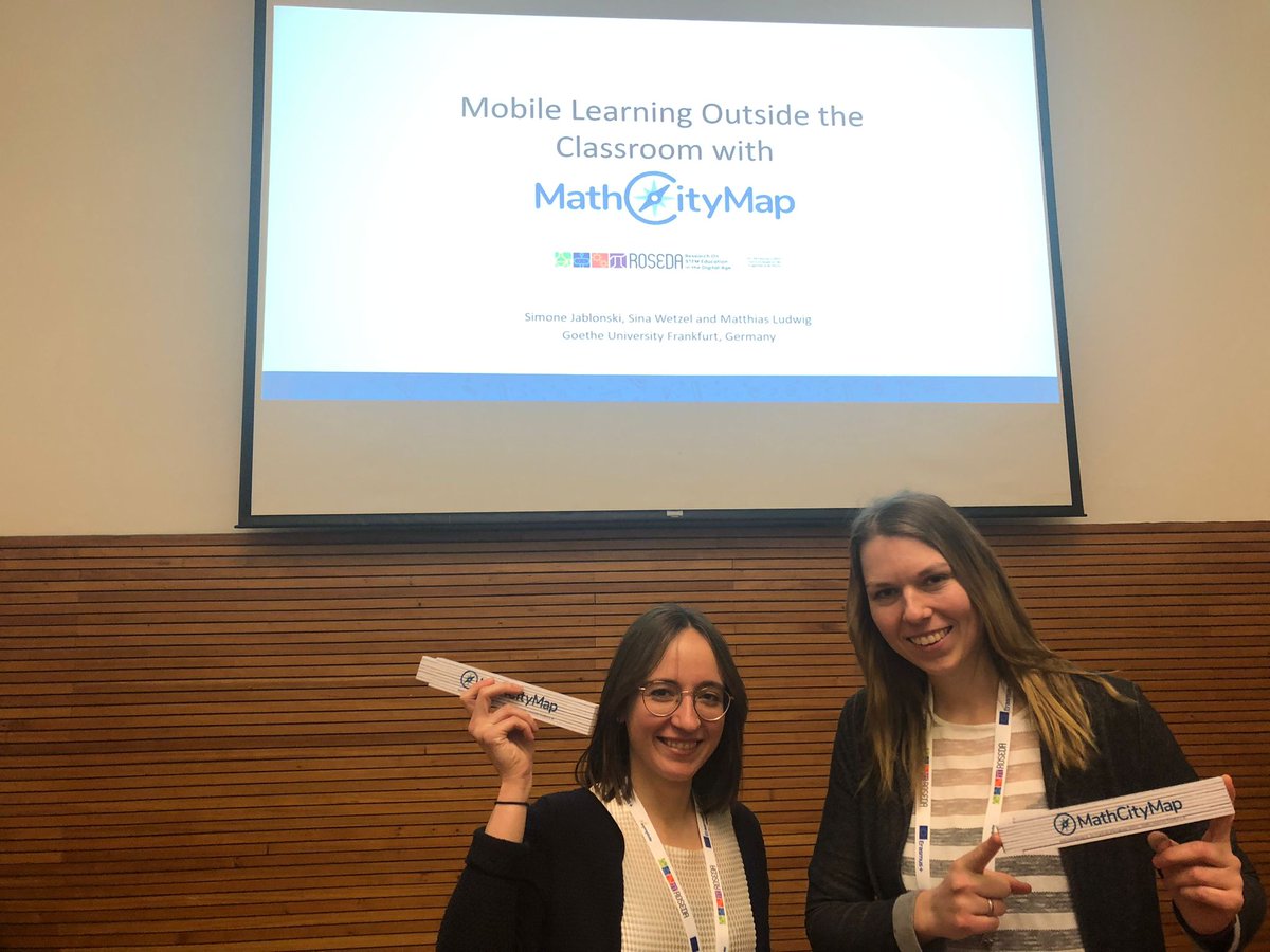 mathcitymap's tweet image. #mathcitymap workshop in progress! Sina and Simone introduce the system to #teachers at #roseda conference. Perfect weather and motivated teachers ☀️😁👏🏻🇵🇹
#iteachmath #twlz #porto