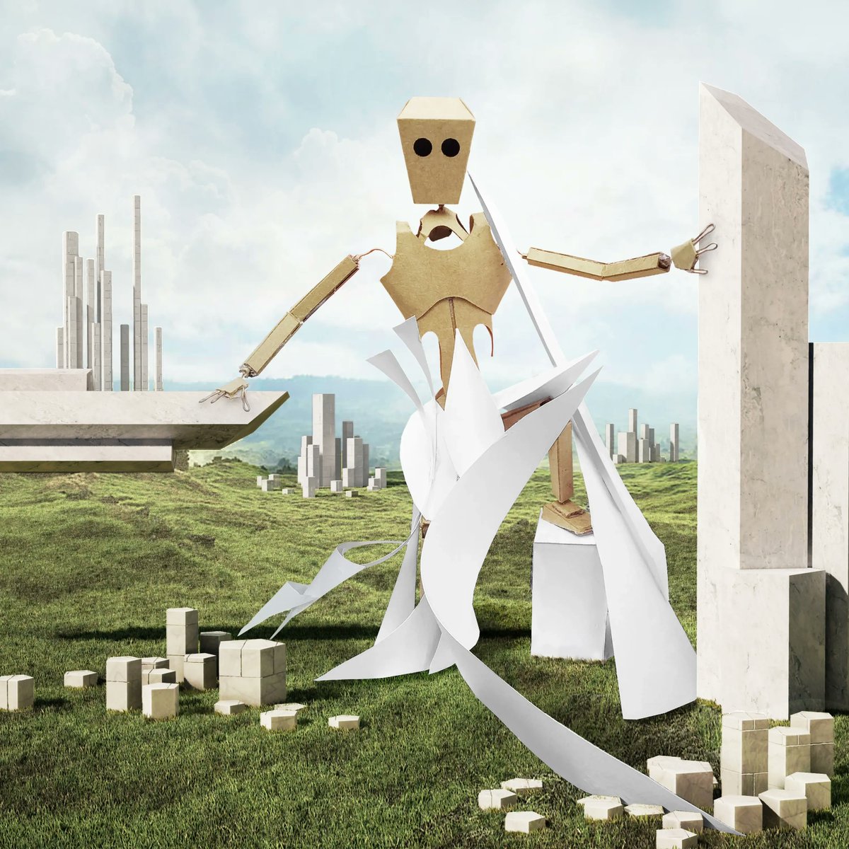 The Maker ''Reconciliation'' ... creating a built environment that thrives and is fully conscious of its already existing natural world! Reconciling both environments

#CNFTCommunity #CardanoCommunity #Artists #papercraft