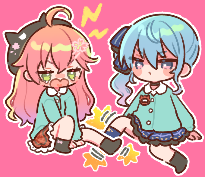 #miComet 蹴り合い好き#miko_Art #ほしまちぎゃらりー#ひろがるホロライブ 