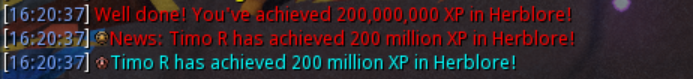 Timo_rs's tweet photo. 200m xp in Herblore achieved 🍀🥳 #11/28 https://t.co/Kp46sAx1E7