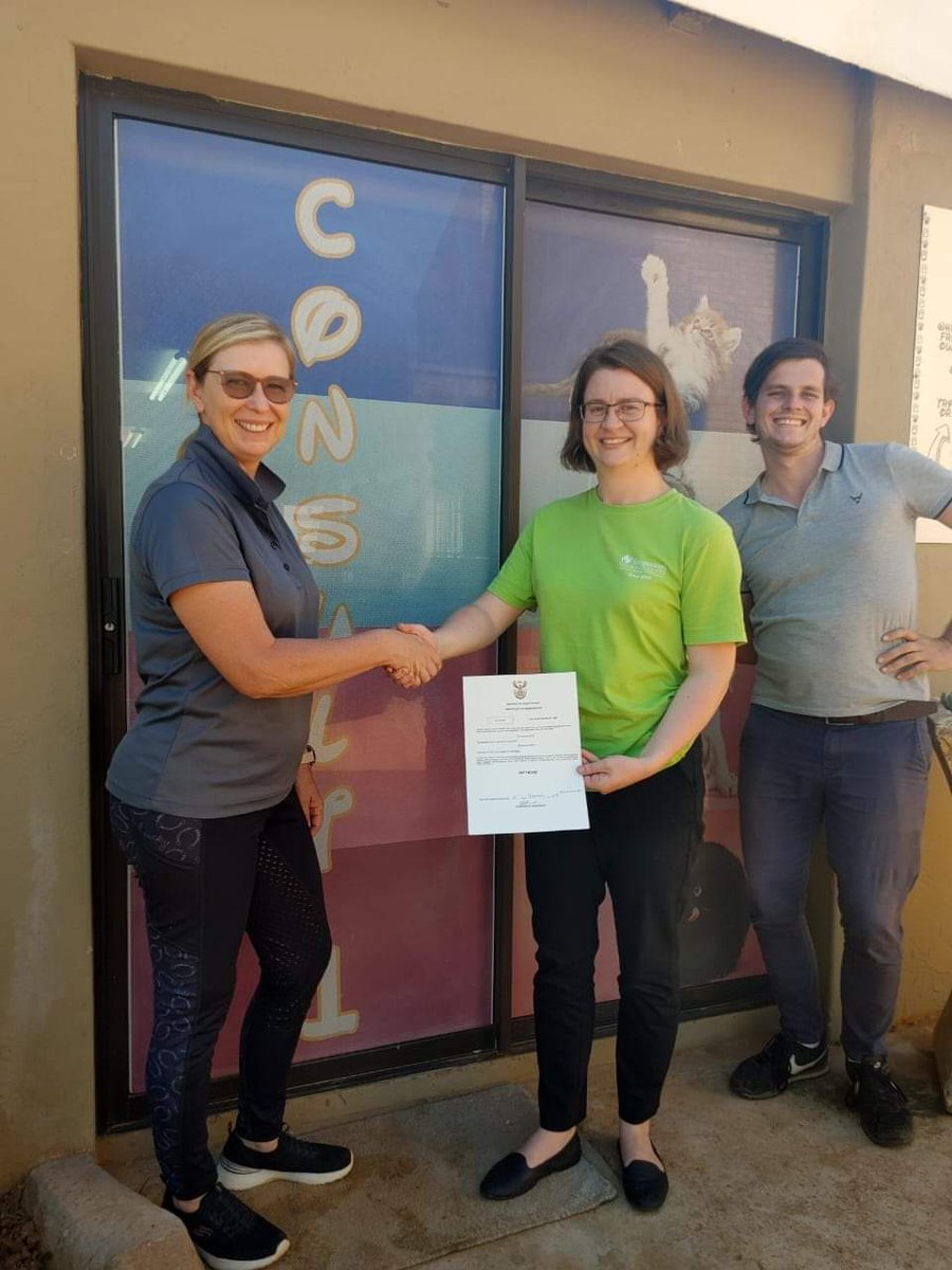 StegmannsInc's tweet image. We assisted in registering Wet Nose's trade mark, and had the privilege of delivering their Certificate of Registration today.

#supportingourcommunity #wetnose #stegmanns #stegmannspretoria #stegmannsnelspruit