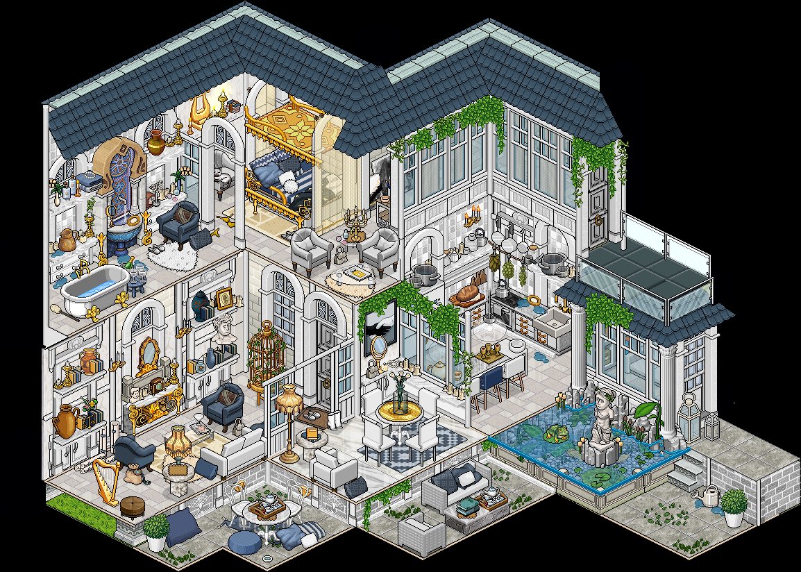 Haussmmannien House build on <a href="/habboxfrance/">Habbox</a>