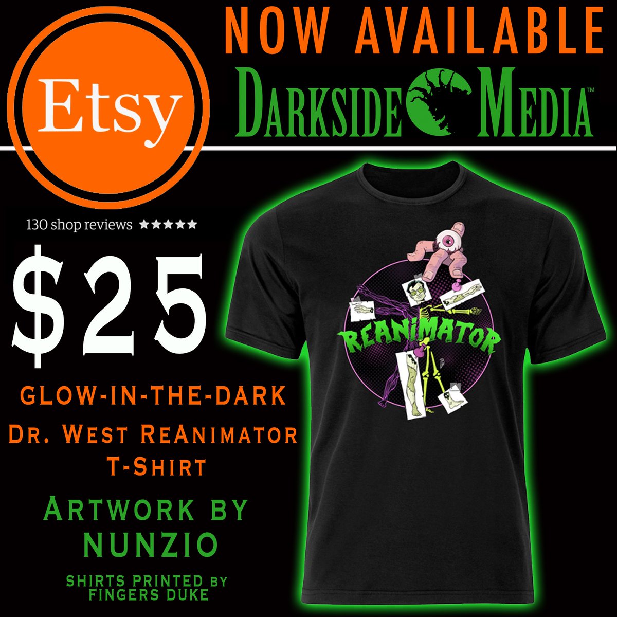 LovecraftPI's tweet photo. NEW "ReAnimator" T-Shirt NOW AVAIL! @Etsy   https://t.co/O9m83y1Oi3 Artwork by NUNZIO #Reanimator #tshirt #tshirtprinting #tshirtdesign #HorrorFamily #HorrorCommunity #undead #Sales #etsy #EtsySeller #etsystore #etsystarseller #etsylove https://t.co/1vt1vXxrTv