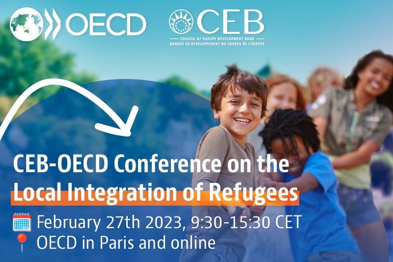 OECD_local's tweet photo. On Monday 27 February, @OECD and @COEbanknews take a closer look at local integration of refugees in the EU.

We'll discuss lessons learned, policy and financing needs, access to EU funds and coordinating local stakeholders.

Register to join us online: https://t.co/BDwbFDokGU https://t.co/6IxQFYYVc8