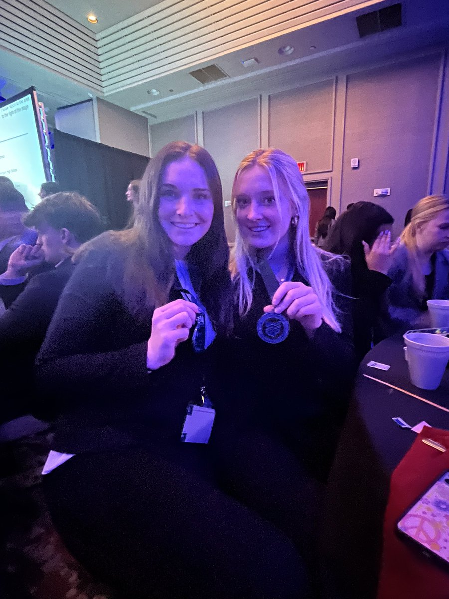 AndersonFBLA's tweet photo. Wooo, Anderson taking home wins at the FBLA State Leadership Conference awards ceremony🥇🥇 #FBLA #SLC #Dubs https://t.co/HAhmTZaitq