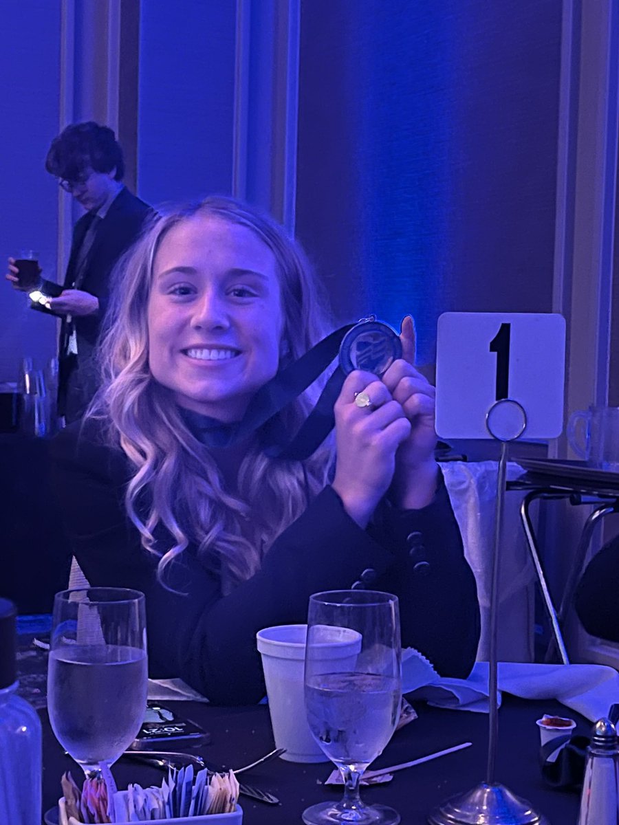 AndersonFBLA's tweet photo. Wooo, Anderson taking home wins at the FBLA State Leadership Conference awards ceremony🥇🥇 #FBLA #SLC #Dubs https://t.co/HAhmTZaitq