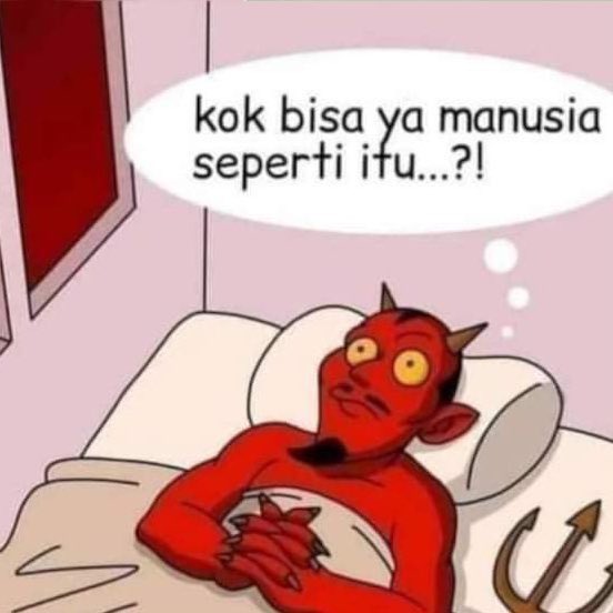obetmoses's tweet photo. Setan pun minder liat kelakuan manusia https://t.co/HCRMKXfebh