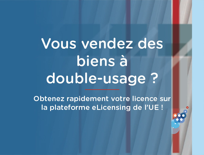 AWEX_Belgium's tweet image. Vous vendez des biens à double usage susceptibles d’être utilisés à la fois à des fins civiles ET militaires 🧨🛰☣️⚗️ ? 
Pour obtenir votre licence, rien de plus facile avec la plateforme #eLicensing #EU 🇪🇺.
Dans cet article on vous explique tout &amp;gt;&amp;gt;&amp;gt; bit.ly/3KAzXgJ