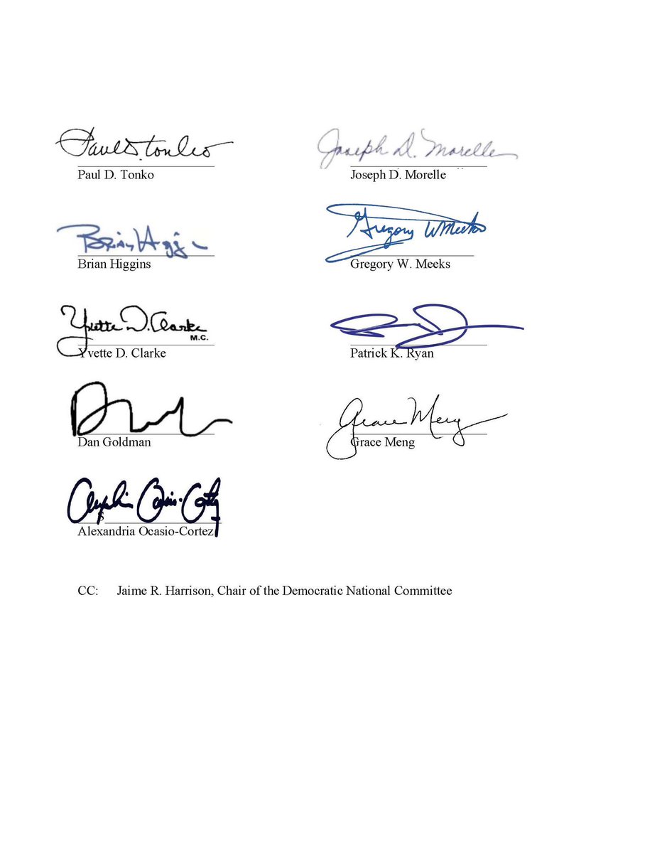 As the Dean of the NY Delegation, I led a letter along with my Democratic Congressional colleagues to President Biden urging him chose NYC for the Democratic National Convention in 2024.