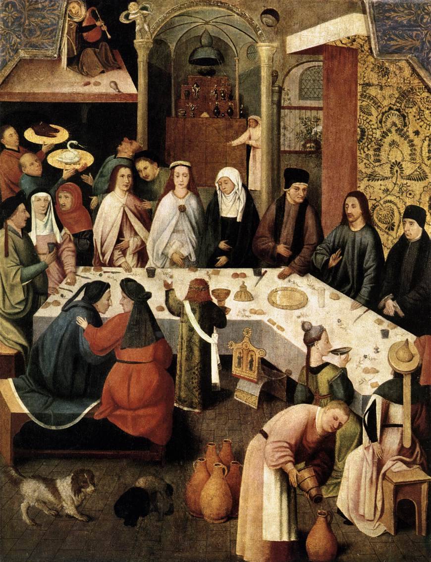 The wedding at Cana.
#HieronymusBosch