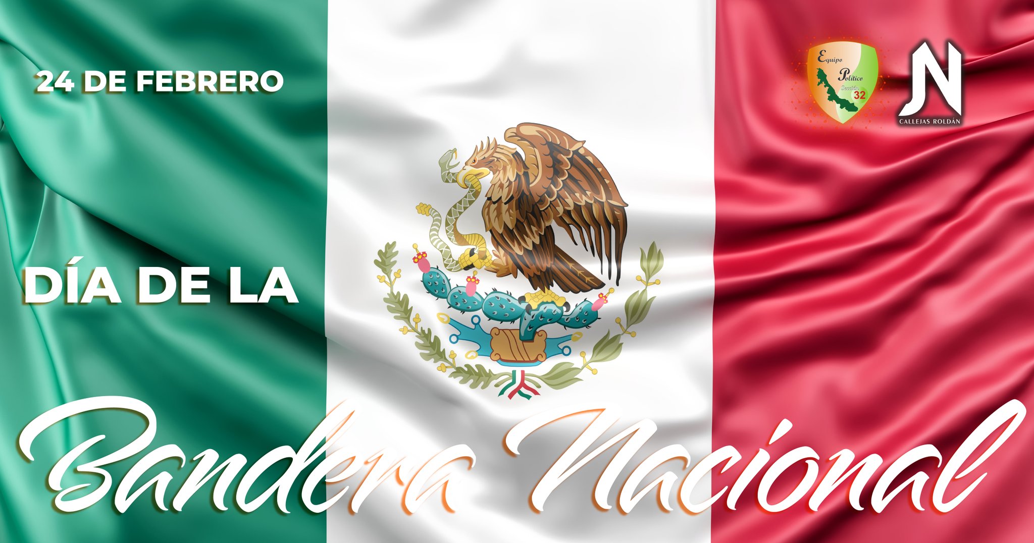 Juan N. Callejas R. on X: "Hoy celebramos en México el Día de la Bandera, recordando los ideales de libertad y lucha bajo los cuales fue forjada, bandera que para nosotros es