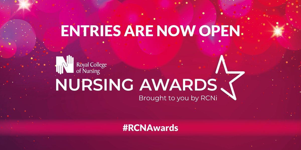 Entries for the 2023 RCN Nursing Awards are now OPEN.

Let’s be proud of the nursing profession and what nurses can achieve.

The #RCNawards provide an opportunity to showcase the inspiring work nurses do to improve patient care.
 
Click here to enter &gt; rcni.com/nurse-awards