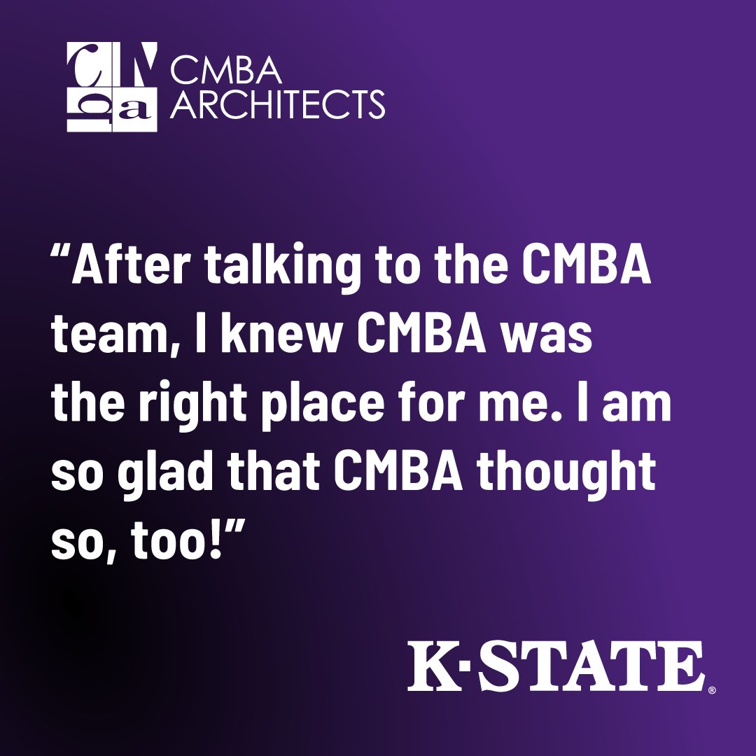 CMBA_Architects's tweet image. If you&apos;re a @APDesignKState student planning on attending the @KState Design Expo today, be sure to stop by our booth and check out the awesome opportunities we have to offer for architecture internships and careers! We&apos;d love to chat!
#architectstudent #architecturecareer